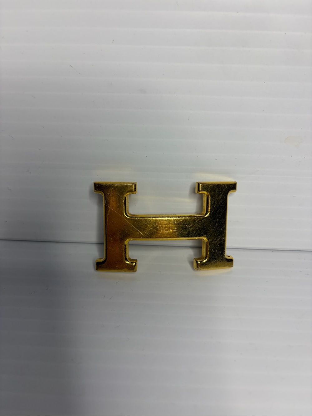 Hermes Gold H Belt Buckle